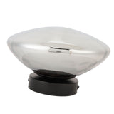 Modern Minimalist Wall Sconce 3000K Warm Light Glass Iron Corrugated Projection Round Indoor Wall Lamp for Bedroom Living Room Hallway Smoke Gray