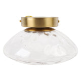 Modern Wall Sconce with Glass Lampshade Indoor Wall Lamp for Bedroom Living Room Hallway Hardwired 3000K Warm Light