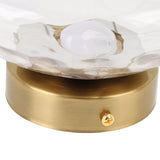 Modern Wall Sconce with Glass Lampshade Indoor Wall Lamp for Bedroom Living Room Hallway Hardwired 3000K Warm Light