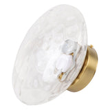 Modern Wall Sconce with Glass Lampshade Indoor Wall Lamp for Bedroom Living Room Hallway Hardwired 3000K Warm Light