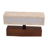 Modern Wall Sconce Indoor Bedside Wall Light Rotatable Wall Lamp for Living Room Bedroom Hallway Walnut