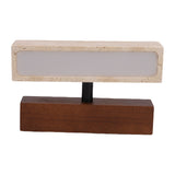 Modern Wall Sconce Indoor Bedside Wall Light Rotatable Wall Lamp for Living Room Bedroom Hallway Walnut