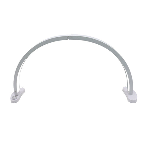 Half Moon Nail Desk Lamp with Phone Holder 28in 40W LED Arch Nail Tech Light for Makeup Salon with 3 Color Temperature White EU Plug In Australia - Darrahopens