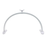 Half Moon Nail Desk Lamp with Phone Holder 28in 40W LED Arch Nail Tech Light for Makeup Salon with 3 Color Temperature White UK Plug In Australia - Darrahopens