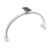 Half Moon Nail Desk Lamp with Phone Holder 28in 40W LED Arch Nail Tech Light for Makeup Salon with 3 Color Temperature White UK Plug In Australia - Darrahopens