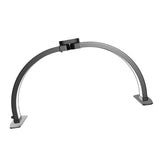Half Moon Light for Nail Desk 3 Color Modes Foldable Nail Light with Phone Holder 308 Pcs Light Chips for Beauty Salon Black US Plug