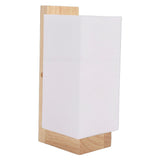 Wood Wall Lamp LED Japanese Style Dimmable Wall Sconce for Hallway Balcony Staircase Corridor