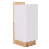 Wood Wall Lamp LED Japanese Style Dimmable Wall Sconce for Hallway Balcony Staircase Corridor