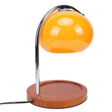 Candle Warmer Lamp Adjustable Temperature Dimmable Glass Candle Melting Desk Lamp Bedroom Decorative Light Orange