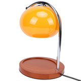 Candle Warmer Lamp Adjustable Temperature Dimmable Glass Candle Melting Desk Lamp Bedroom Decorative Light Orange