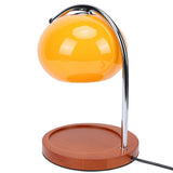 Candle Warmer Lamp Adjustable Temperature Dimmable Glass Candle Melting Desk Lamp Bedroom Decorative Light Orange