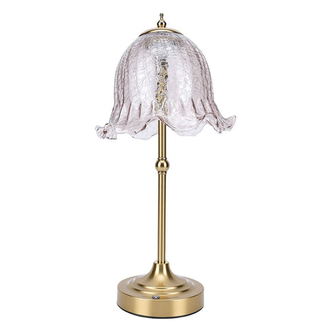 Cordless Table Lamp Glass Lamp Shade European Decorative Touch Table Lamp Night Light for Bedside Night Stand In Australia - Darrahopens