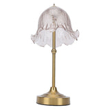 Cordless Table Lamp Glass Lamp Shade European Decorative Touch Table Lamp Night Light for Bedside Night Stand