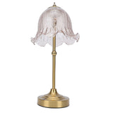 Cordless Table Lamp Glass Lamp Shade European Decorative Touch Table Lamp Night Light for Bedside Night Stand