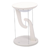 Floating Desk Lamp Round Creative USB Levitating Table Lamp with Wireless Charging for Bedroom Bedside Night Light Ornament