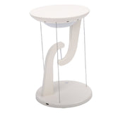 Floating Desk Lamp Round Creative USB Levitating Table Lamp with Wireless Charging for Bedroom Bedside Night Light Ornament