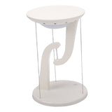 Floating Desk Lamp Round Creative USB Levitating Table Lamp with Wireless Charging for Bedroom Bedside Night Light Ornament
