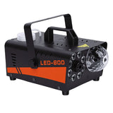 600W Fog Machine with Disco Ball LED Lights Auto Spray Wireless Remote Control Smoke Machine for Stage Party EU Plug 220V