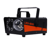 600W Fog Machine with Disco Ball LED Lights Auto Spray Wireless Remote Control Smoke Machine for Stage Party EU Plug 220V