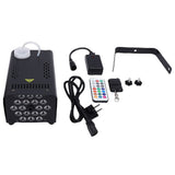 Fog Machine 500W 18 LED Lights Smoke Machine Wireless Wired Remote Control for Parties Stages Weddings EU Plug 220V In Australia - Darrahopens
