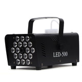 Fog Machine 500W 18 LED Lights Smoke Machine Wireless Wired Remote Control for Parties Stages Weddings EU Plug 220V
