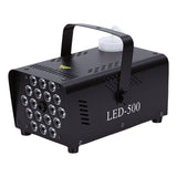 Fog Machine 500W 18 LED Lights Smoke Machine Wireless Wired Remote Control for Parties Stages Weddings US Plug 110V
