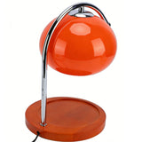 Candle Warmer Lamp Glass Adjustable Retro Electric Scented Wax Candle Melter with Bulb for Home Decor House Warming Gifts Orange UK Plug