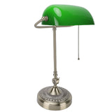 Vintage Desk Lamp Plug In Table Lamp with Green Glass Shade Pull Chain Switch for Home Bedroom Study Room US Plug 110V In Australia - Darrahopens