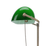 Vintage Desk Lamp Plug In Table Lamp with Green Glass Shade Pull Chain Switch for Home Bedroom Study Room US Plug 110V In Australia - Darrahopens