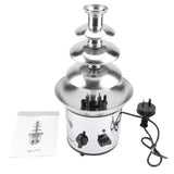 4 Tiers Electric Chocolate Melting Machine Fondue Maker Fountain