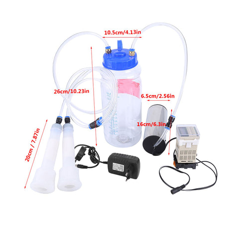 2L Portable Electric Milking Machine with Pulse Controller for Cow Sheep