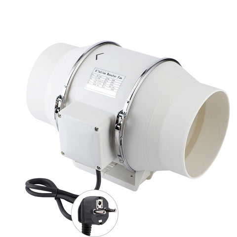 High Efficiency Inline Duct Fan Air Extractor Bathroom Kitchen Ventilation System 80W In Australia - Darrahopens
