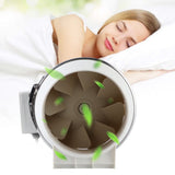 High Efficiency Inline Duct Fan Air Extractor Bathroom Kitchen Ventilation System 80W