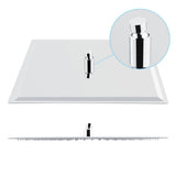 16"x16" Square Stainless Steel Top Rainfall Shower Head Bathroom Sprayer