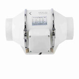 High Efficiency Inline Duct Fan Air Extractor Bathroom Kitchen Ventilation System 40W