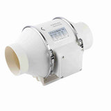 High Efficiency Inline Duct Fan Air Extractor Bathroom Kitchen Ventilation System 40W