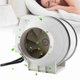 High Efficiency Inline Duct Fan Air Extractor Bathroom Kitchen Ventilation System 40W
