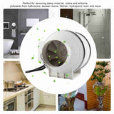 High Efficiency Inline Duct Fan Air Extractor Bathroom Kitchen Ventilation System 40W
