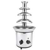 4 Tiers Electric Chocolate Cream Melting Machine Fondue Maker Fountain In Australia - Darrahopens
