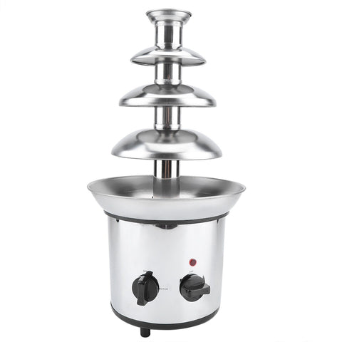 4 Tiers Electric Chocolate Cream Melting Machine Fondue Maker Fountain In Australia - Darrahopens