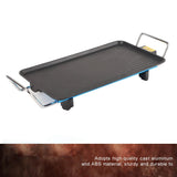 Non Stick Electric Grill Plate Barbecue Skewers Dish Party Buffet Pan Cookware