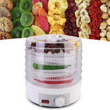350W 5-Layer Household Dried Fruit Dehydrator Machine Fruit Food Dryer 15L