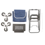 Folding Shopping Bag Cart Grocery Shopping Foldable Cart Stair Climber Shopping Trolley Cart Crystal Wheel Trolley Grocery Cart In Australia - Darrahopens