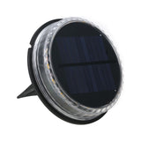 8pcs Solar Ground Lights LED Warm Light Outdoor Solar Disk Lights IP68 Waterproof Underground Lights Solar Garden Lights Landscape Lights for Pathway Yard Deck Patio Walkway