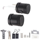 5 in 1 Unlock Smart Door Lock Keyless Entry Biometric Door Knob with Keypad BT for Tuya App Remote Control Password Fingerprint Door Lock with IC Card Mechanical Key for Home Apartment Hotel Office
