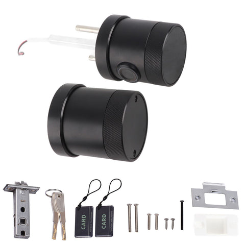 5 in 1 Unlock Smart Door Lock Keyless Entry Biometric Door Knob with Keypad BT for Tuya App Remote Control Password Fingerprint Door Lock with IC Card Mechanical Key for Home Apartment Hotel Office
