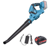Cordless Leaf Blower 21V Battery Powered Leaf Blower for Lawn Care with Fast Charger 81.19CFM 52.1MPH Lightweight Powerful Leaf Blower for Patio Yard Sidewalk Leaf Dust Snow Blowing