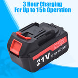 Cordless Leaf Blower 21V Battery Powered Leaf Blower for Lawn Care with Fast Charger 81.19CFM 52.1MPH Lightweight Powerful Leaf Blower for Patio Yard Sidewalk Leaf Dust Snow Blowing In Australia - Darrahopens