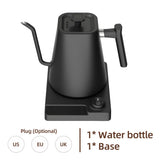 Electric Kettle 1200W 1-24 Hour Timer Hand Brew Coffee Gooseneck Electric Kettle for Home Hotel Office In Australia - Darrahopens