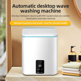 Small Portable Washing Machine with Blue Light 3.8L Mini Washer Machine 3 Modes Deep Cleaning of Underwear Baby Clothes or Small Items Ideal for Apartment / Travel / Hotel / Dorm In Australia - Darrahopens